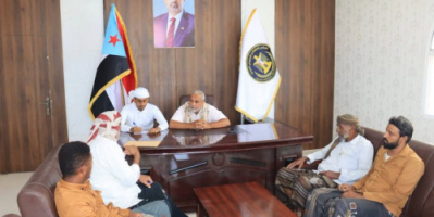 اليهري يطّلع على نشاط تنفيذية انتقالي غيل باوزير ويؤكد أهمية تعزيز الحضور المجتمعي