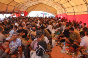 قيادات عسكرية وأمنية بارزة تؤدي واجب العزاء في استشهاد العقيد سعيد أسعد بردفان