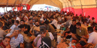 قيادات عسكرية وأمنية بارزة تؤدي واجب العزاء في استشهاد العقيد سعيد أسعد بردفان
