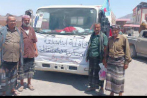 انتقالي حبيل جبر يسير قافلة إغاثية لدعم القوات الجنوبية في جبهتي كرش والمسيمير