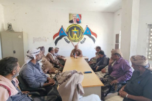 رئيس انتقالي المحفد يلتقي برؤساء المراكز لمناقشة المشاركة في مليونية التعبئة الشعبية لـ 14 أكتوبر المجيدة