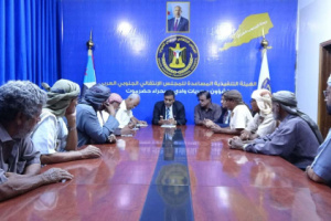 التميمي يلتقي قيادة الاتحاد العام لقبائل الجنوب بالوادي لمناقشة ترتيبات مليونية 14 أكتوبر بسيئون