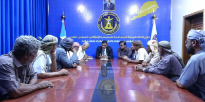 التميمي يلتقي قيادة الاتحاد العام لقبائل الجنوب بالوادي لمناقشة ترتيبات مليونية 14 أكتوبر بسيئون