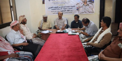 انتقالي المكلا يعقد لقاءً بقيادات المراكز المحلية بغرب المكلا