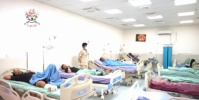 العمالقة الجنوبية تسعف عشرات الأسرى الحوثيين المصابين