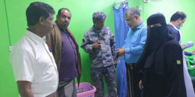 انتقالي حضرموت يتفقد جرحى الاعتداء الحوثي في مستشفيات المكلا