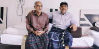 رئيس انتقالي سرار يزور الصحفي أحمد يسلم للاطمئنان على صحته