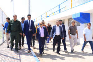 دارسعد _ افتتاح رسمي لمشروع إعادة تأهيل ملعب نادي نصر عدن الرياضي